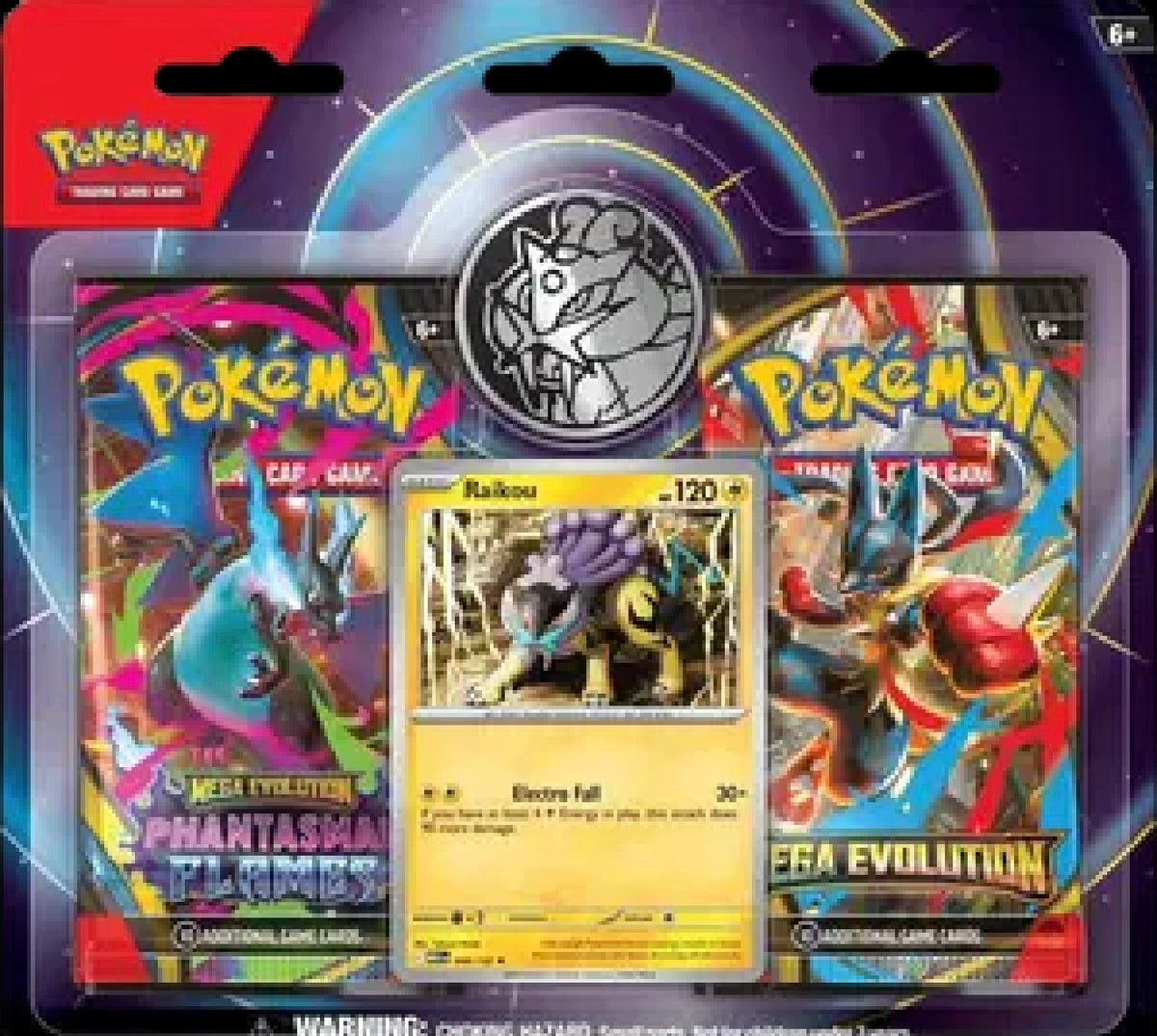 Mega Evolution & Phantasmal Flame 2 Pack Blister - Raikou